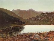 Blea Tarn at First Light,Langdale Pikes in the Distance